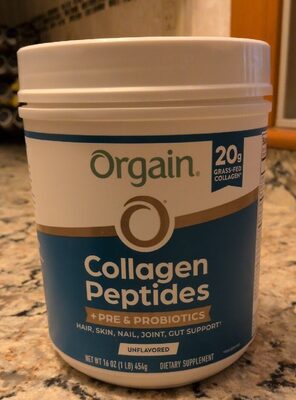 Orgain Hydrolyzed Collagen Peptides + Prebiotic & Probiotics