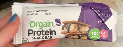 Orgain snack protein bar