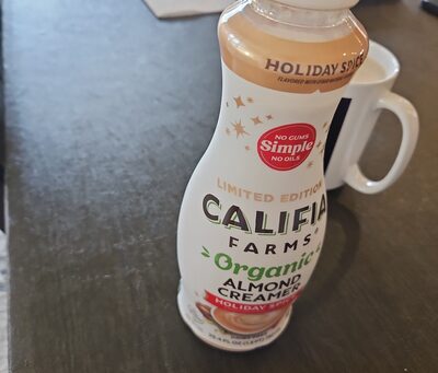 Organic Almond Creamer Holiday Spice
