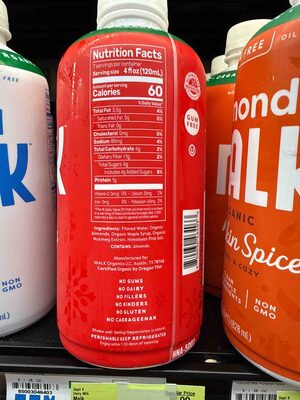 Organic Almond Milk Pumpkin Spice