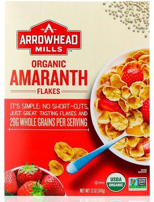Organic amaranth flakes