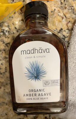 Organic Amber Agave 100% Blue Agave
