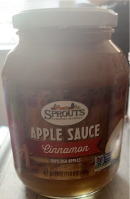 Organic Apple Sauce Cinnamon