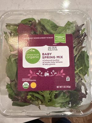 Organic Baby Lettuces Spring Mix