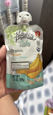 Organic Banana Baby Food