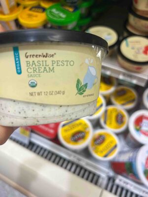 Organic Basil Pesto Cream Sauce
