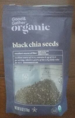 Organic black chia seeds