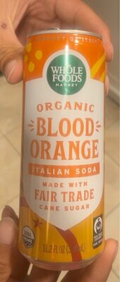 Organic Blood Orange Italian Soda