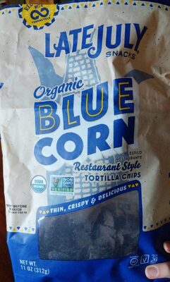 Organic Blue Corn Restaurant Style Tortilla Chips