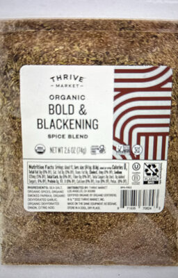 Organic Bold & Blackening