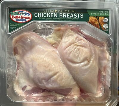Organic bone in skin on chicken breast