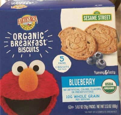 Organic breakfast biscuit
