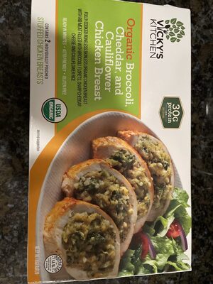 Organic Broccoli, Cheddar, And Cauliflower Chicken Breast