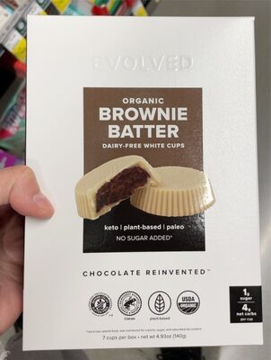 Organic Brownie Batter Cups