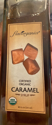 Organic caramel syrup