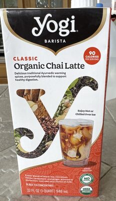 Organic chai latte