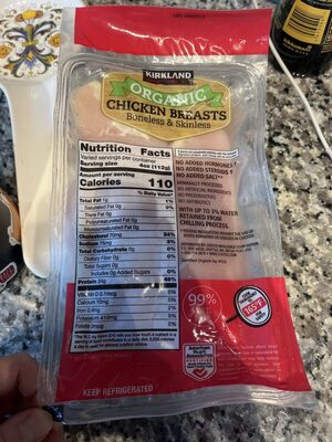 Organic Chicken Breast Boneless & Skinless