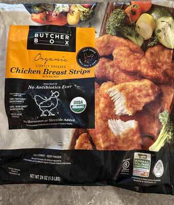 Organic Chicken Breast Strips
