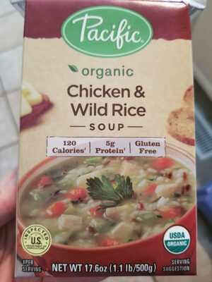 Organic chicken & wild rice soup