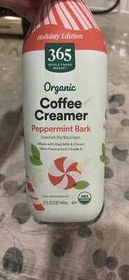 Organic Coffee Creamer Peppermint Bark