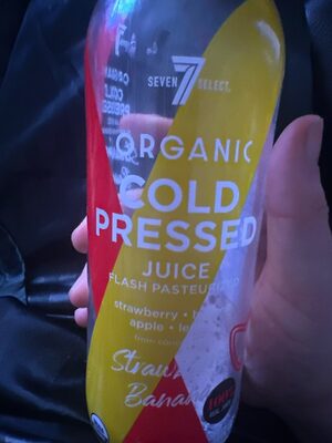 Organic Cold Pressed Juice Strawberry Banana