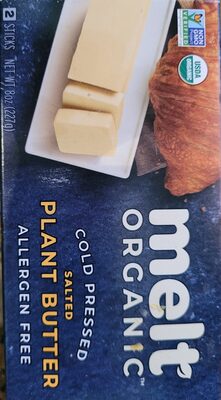 Organic Cold Pressed Salted Plant Butter