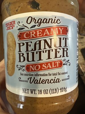 organic creamy peanut butter