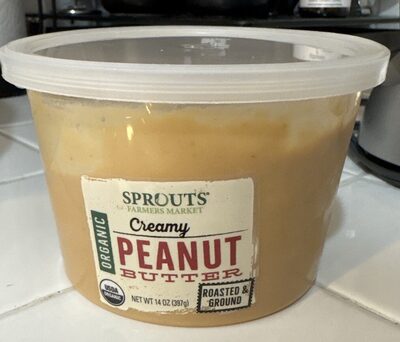 Organic Creamy peanut butter