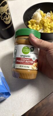 organic creamy peanut butter