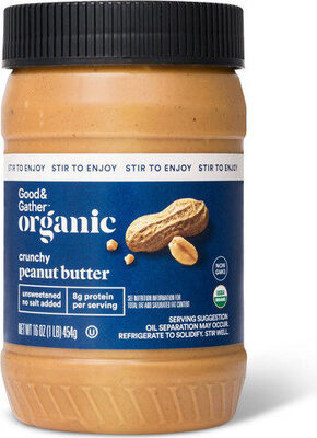 Organic crunchy peanut butter