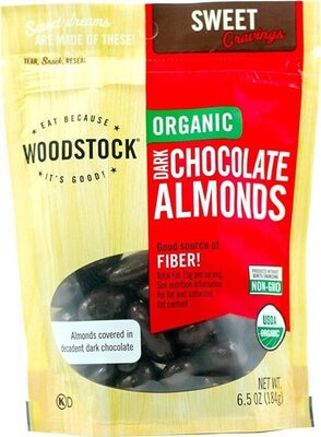 Organic Dark Chocolate Almonds