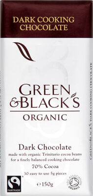 Organic Dark Cooking Chocolate