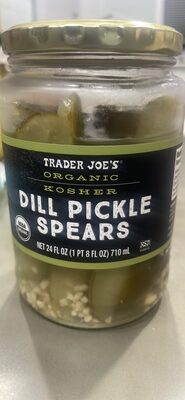 Organic Dill Pickle Spears