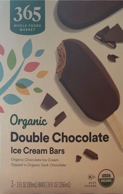 Organic Double Chocolate Ice Cream Bars