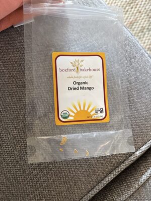 Organic dried mango