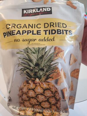Organic Dried Pineapple Tidbits
