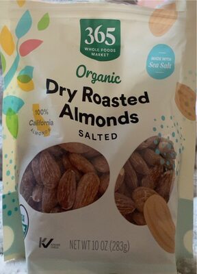 Organic Dry Roasted Almonds