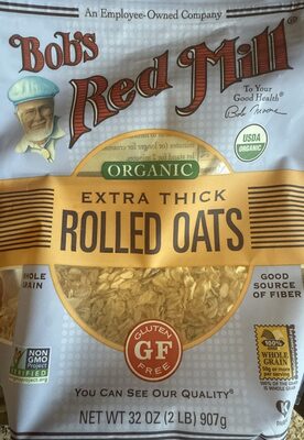 Organic extra thick rolled oats