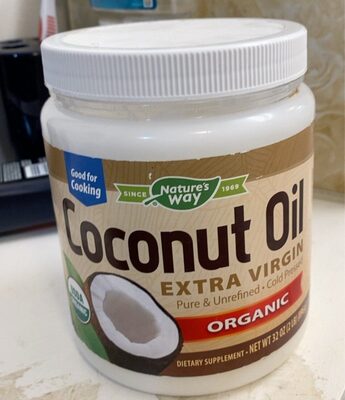 Organic Extra Virgin Coconut Oil Dietary Supplement