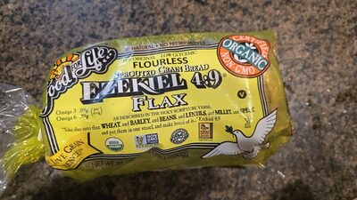 Organic ezekiel sprouted grain flax bread