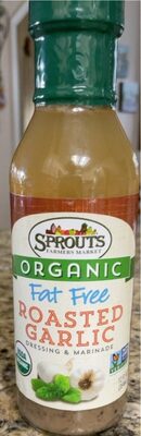 Organic Fat Free Roasted Garlic Dressing & Marinade