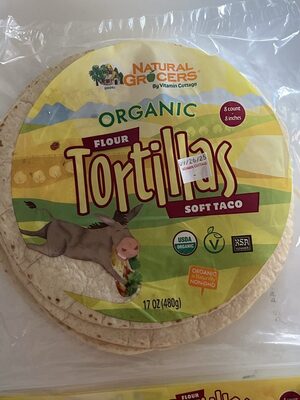 Organic Flour Tortillas Soft Taco