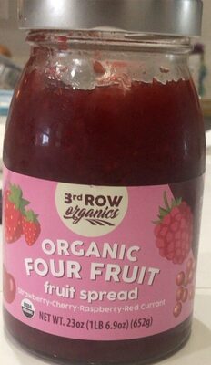 Organic Four Fruit Spread
