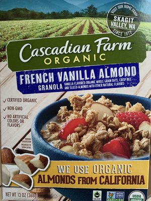 Organic French Vanilla Almond Granola