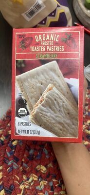 Organic Frosted Toaster Pastries Strawberry