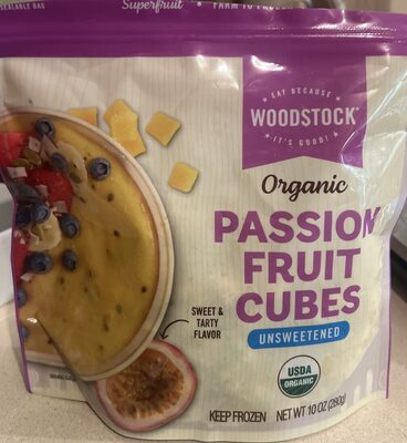 Organic Frozen Passion Fruit Cubes