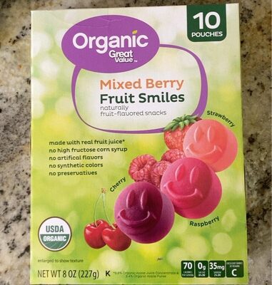 Organic fruit snacks