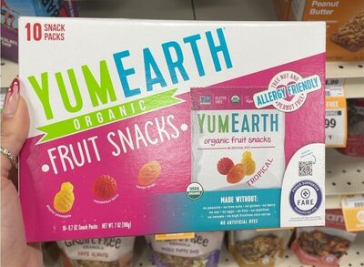 Organic Fruit Snacks Tropical - Playful Pineapple, Razzmatazz Berry, Mango Tango