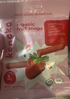 Organic Fruit Snaps