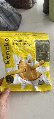 Organic Fruit Snaps Pineapple